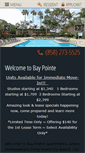 Mobile Screenshot of baypointeapartmenthomes.com